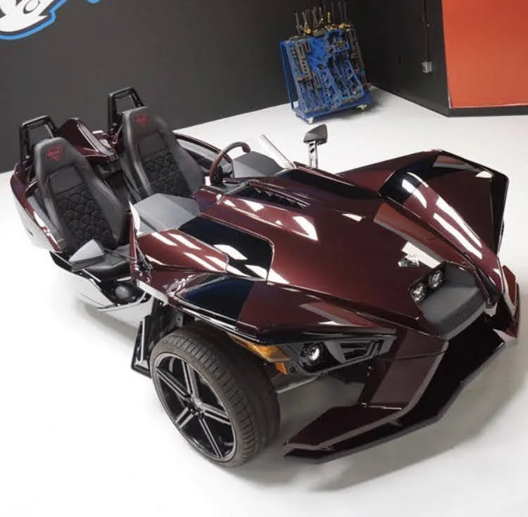 Готово к отправке, 2021 последняя Polaris рогатки SL 3 колесный мотоцикл по индивидуальному заказу и собран с Бесплатная просвет