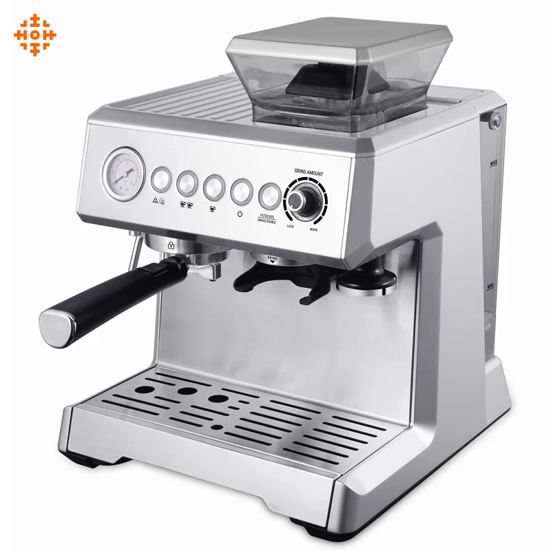 15 Bars Italian ULKA Pump 1350 Watts Grinders All In One Maker Bean To Cup Coffee Machine