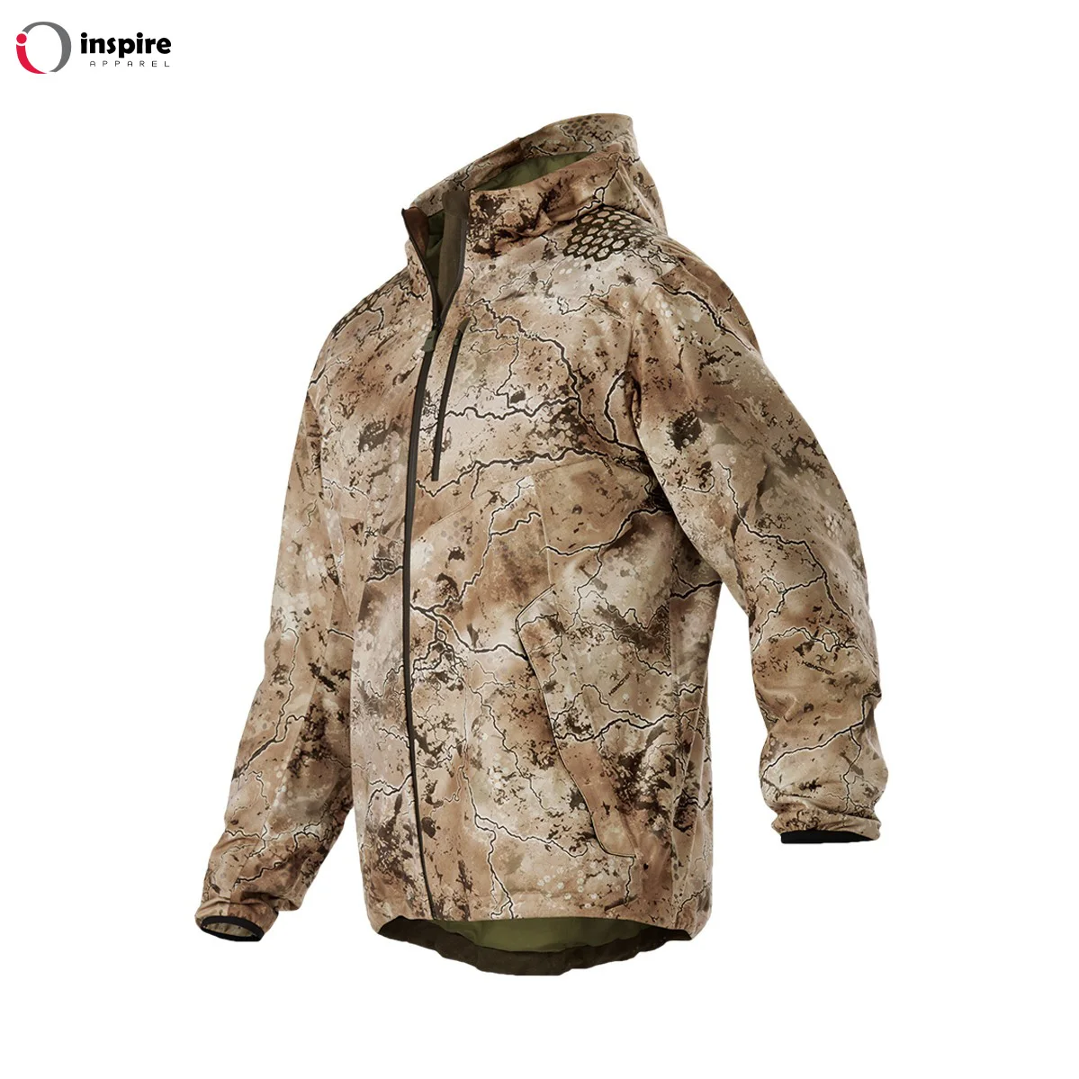 Men Winter Autumn Warm Camo Hunting Suit Clothing Suspender Trousers Fishing Overalls Down Coat Camouflage