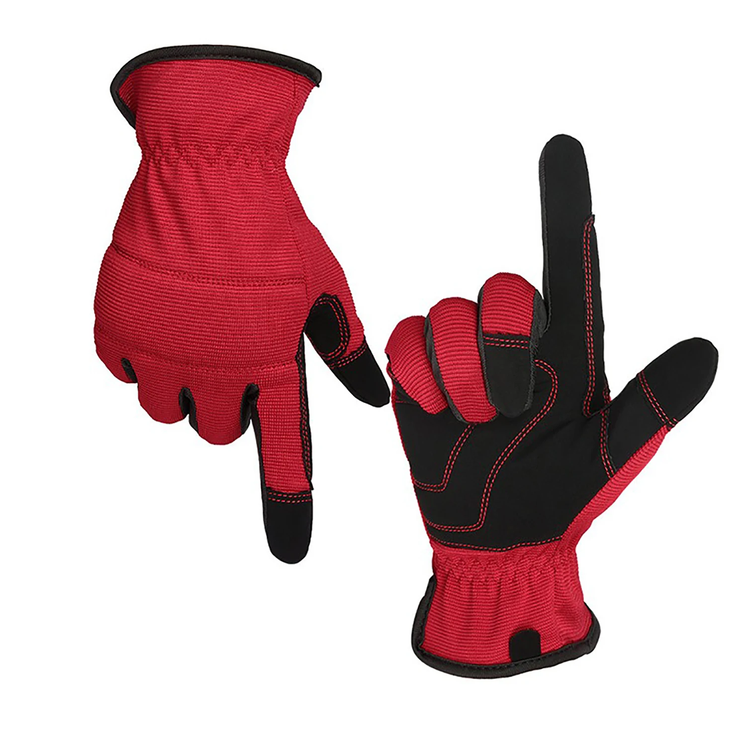  Высококачественные дышащие мужские рабочие перчатки из синтетической кожи для садоводства с противоскользящей мягкой ладонью