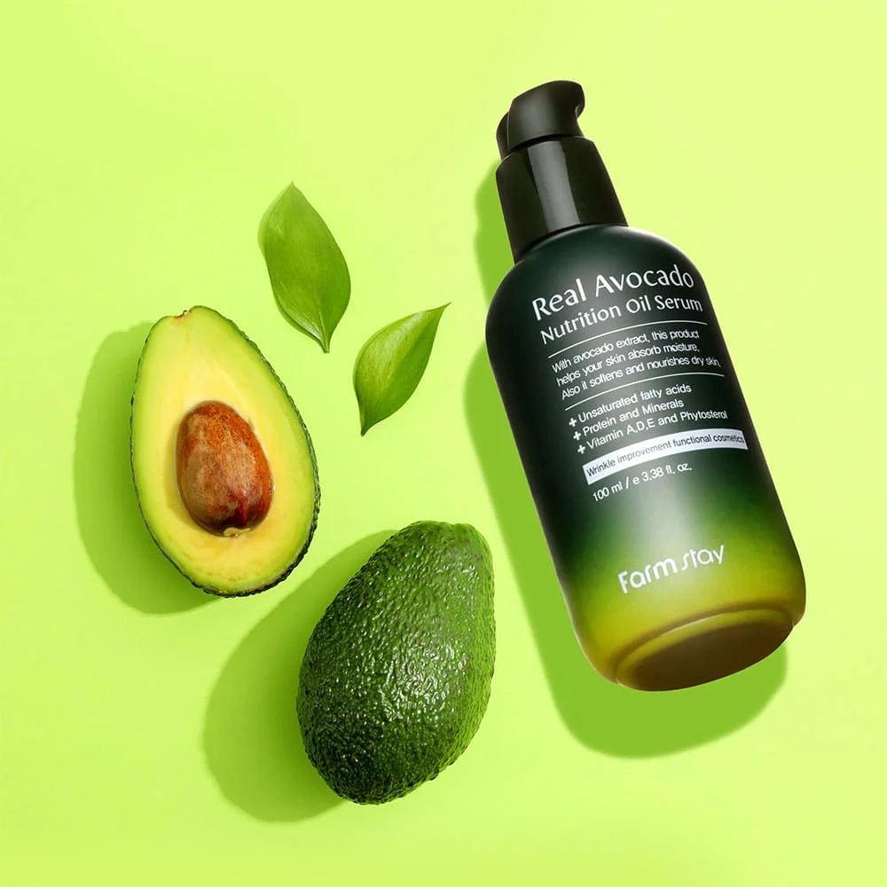 Korean Cosmetic / Real Avocado Nutrition Oil Serum / Anti Aging Wrinkle Moisturizing