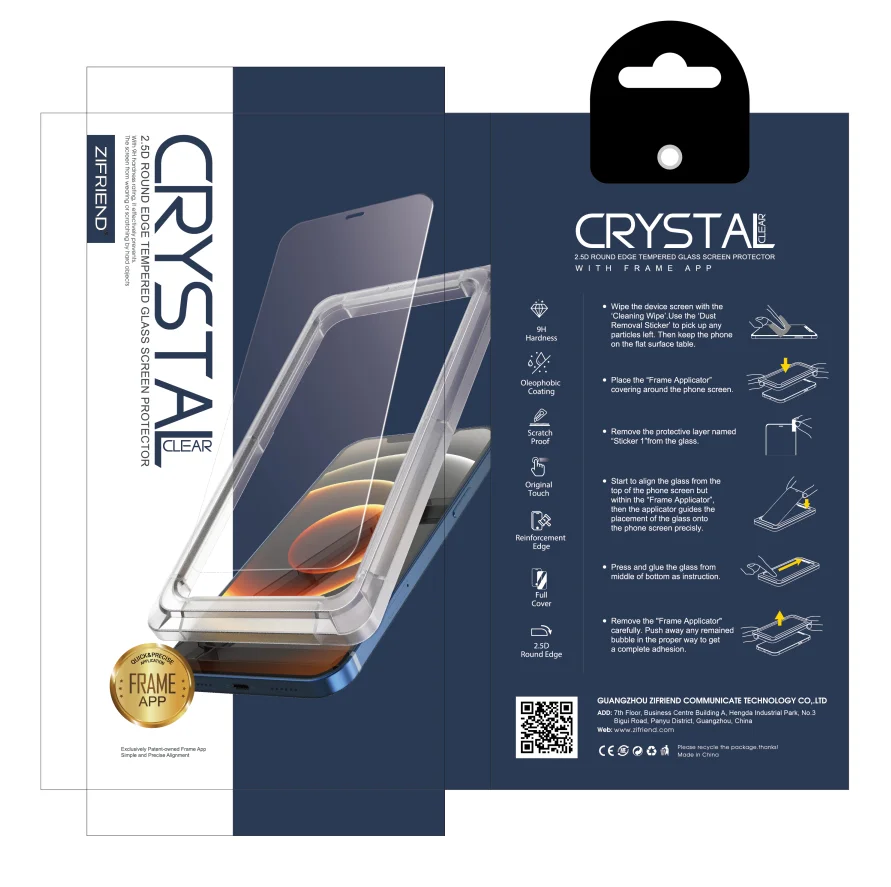 full cover matte korean market crystal screen micas tempered glass screen protector for realme 7 c12 with cleaning kit