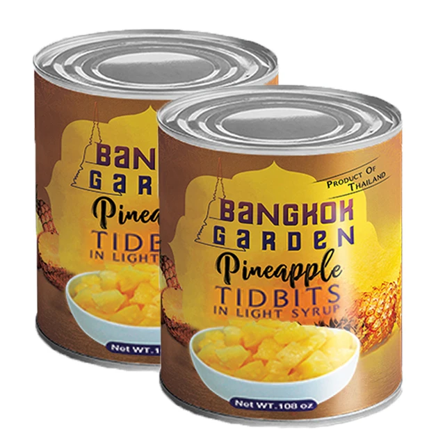 Wholesale with Best Price Natural Fruit - Canned Pineapple Standard Chunks (8oz.) export from Thailand