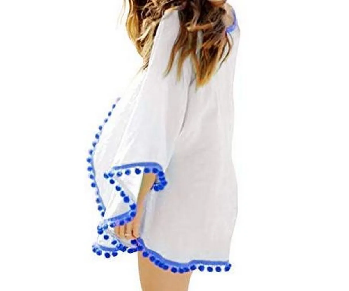 In stock super classic soft Kaftan Top Beach Wear Coverup Dresses for Women