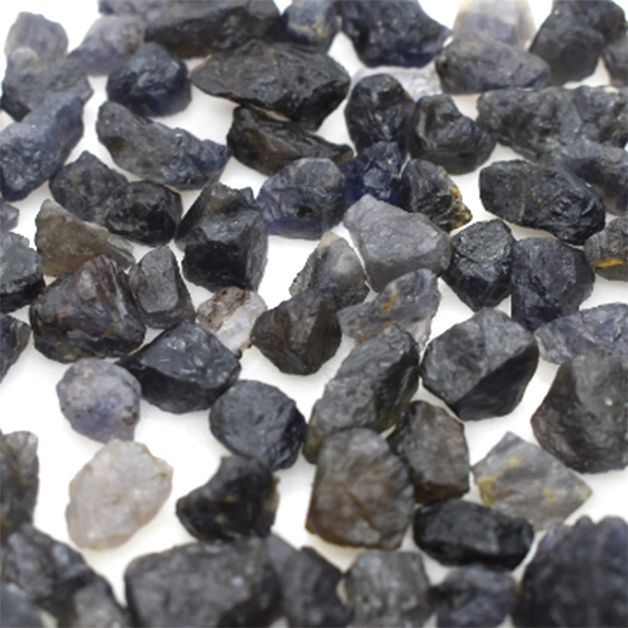 Genuine iolite gemstone raw unshaped fancy shape beads rough healing crystal iolite gemstone birthstone jewelry making wholesale