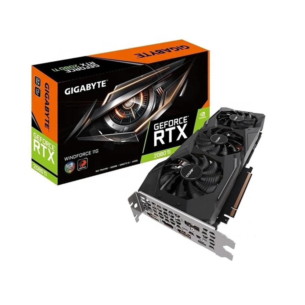 Видеокарта MSI GeForce GDDR6 RTX 2080 Ti Gaming X Trio 2080ti 11 ГБ