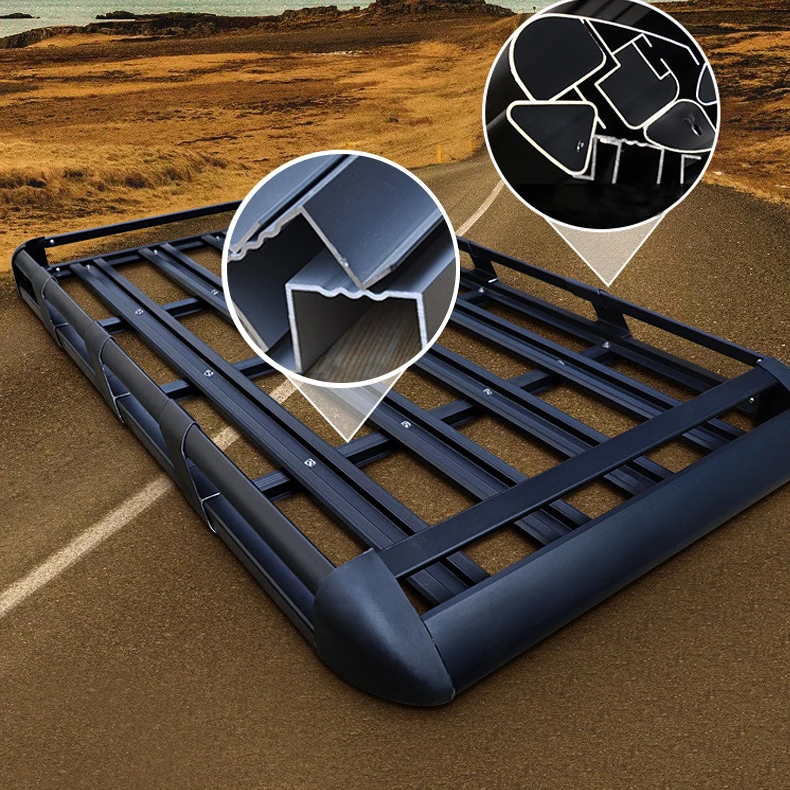  Заводская поставка персонализированный пользовательский логотип плоский алюминиевый верх использованный со скидкой багажники на крышу автомобиля