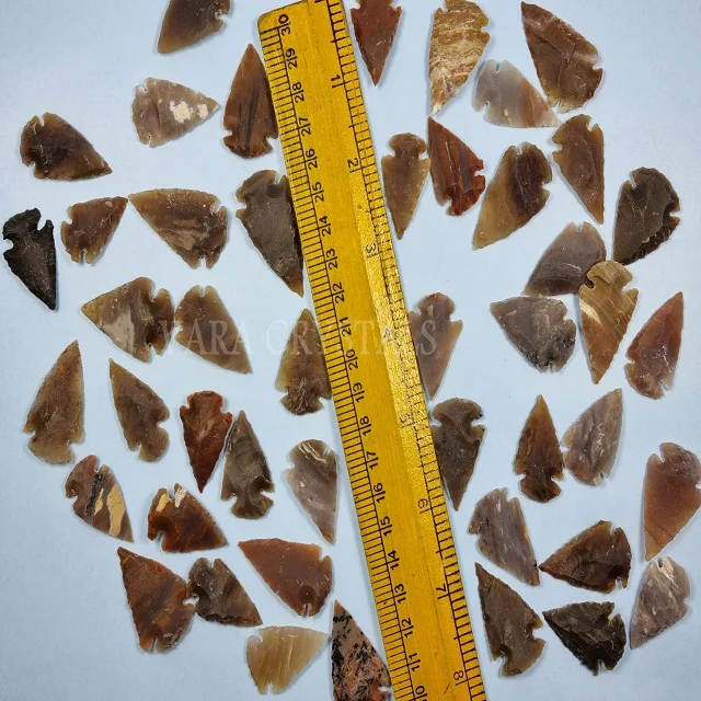  1 дюйм.-Наконечники индийского агата-наконечники-обычный американский-старый стиль-пуля-Блант-Бойкин-стрелы Eif-полевая рыба-дзюдо-оптовая продажа