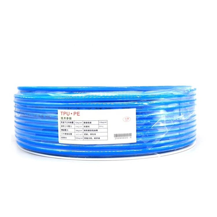 Blue Color Air Pu Pneumatic Hose For Air Compressor