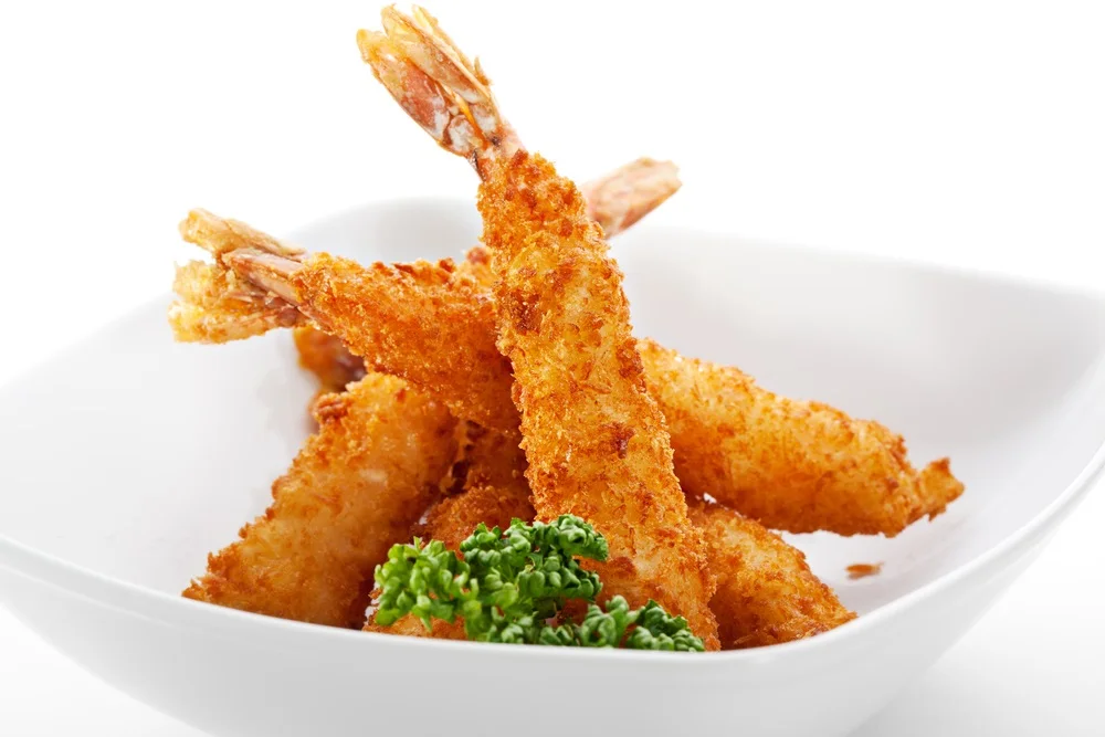 Глубокая обработка жарки четкие вкусные качественные свежие ингредиенты вакуумный пакет замороженные креветки Vannamei жареные Ebi фри