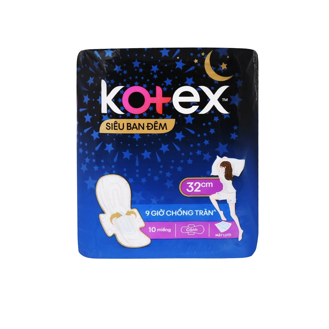 Napkin diaper for night dry with wing