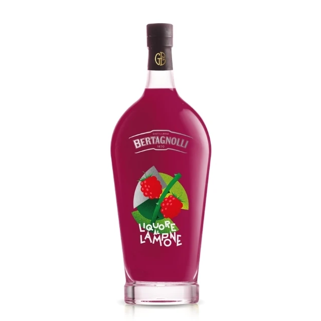 Made in Italy Raspberry Liqueur Liquore al Lampone 700ml Glass Bottle