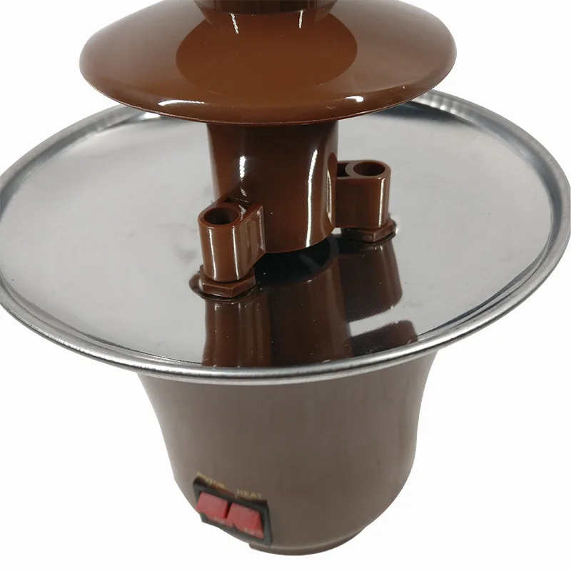 Custom Operated Large Industrial Commercial Double Battery Chocolate Fountain Machine