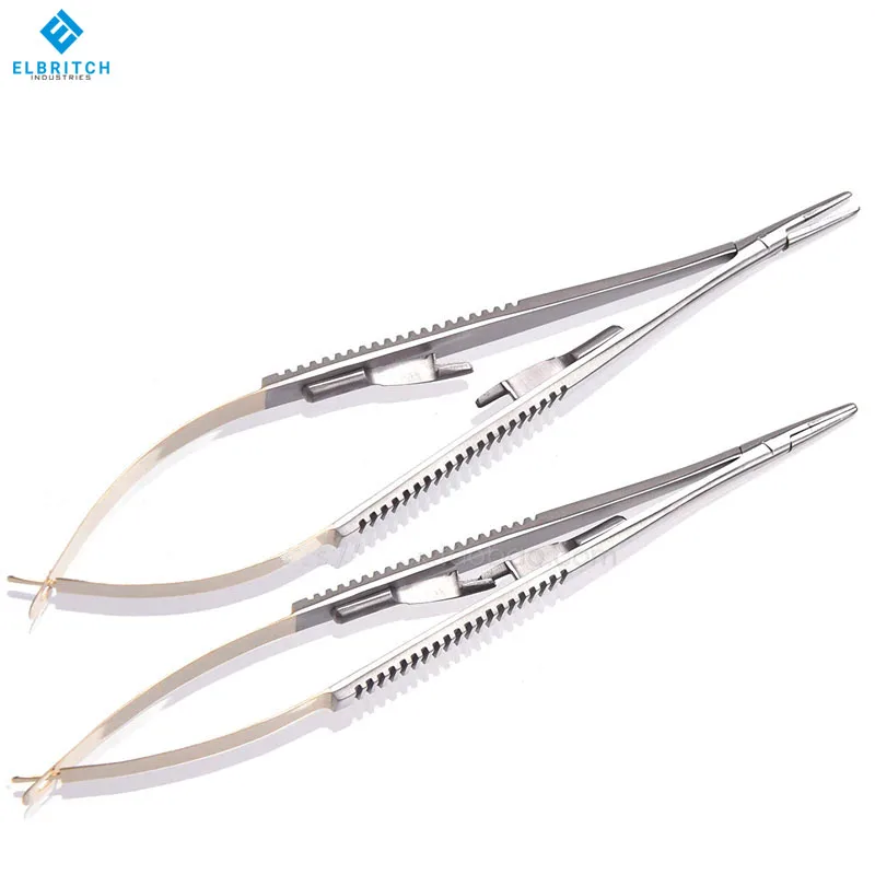 Surgical Dental Orthodontic Implant Catastrophe Needle Holders Tools Straight Curved Instruments