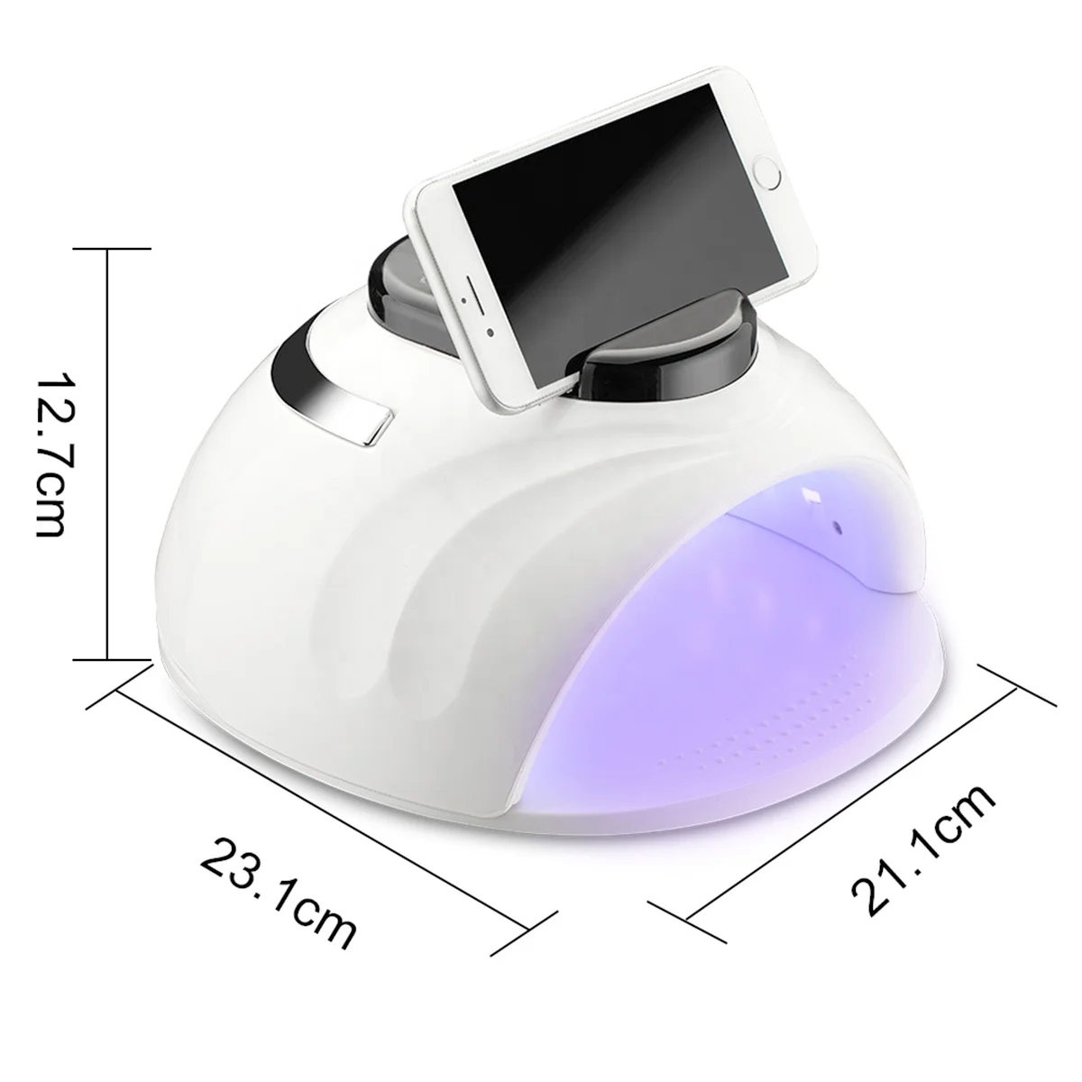 Dropshipping Multi Funktion Flexible Phototherapy Tech  Portable  Rechargeable  Phone Holder Uv Led Gel Kit Cure  Nail Lamp