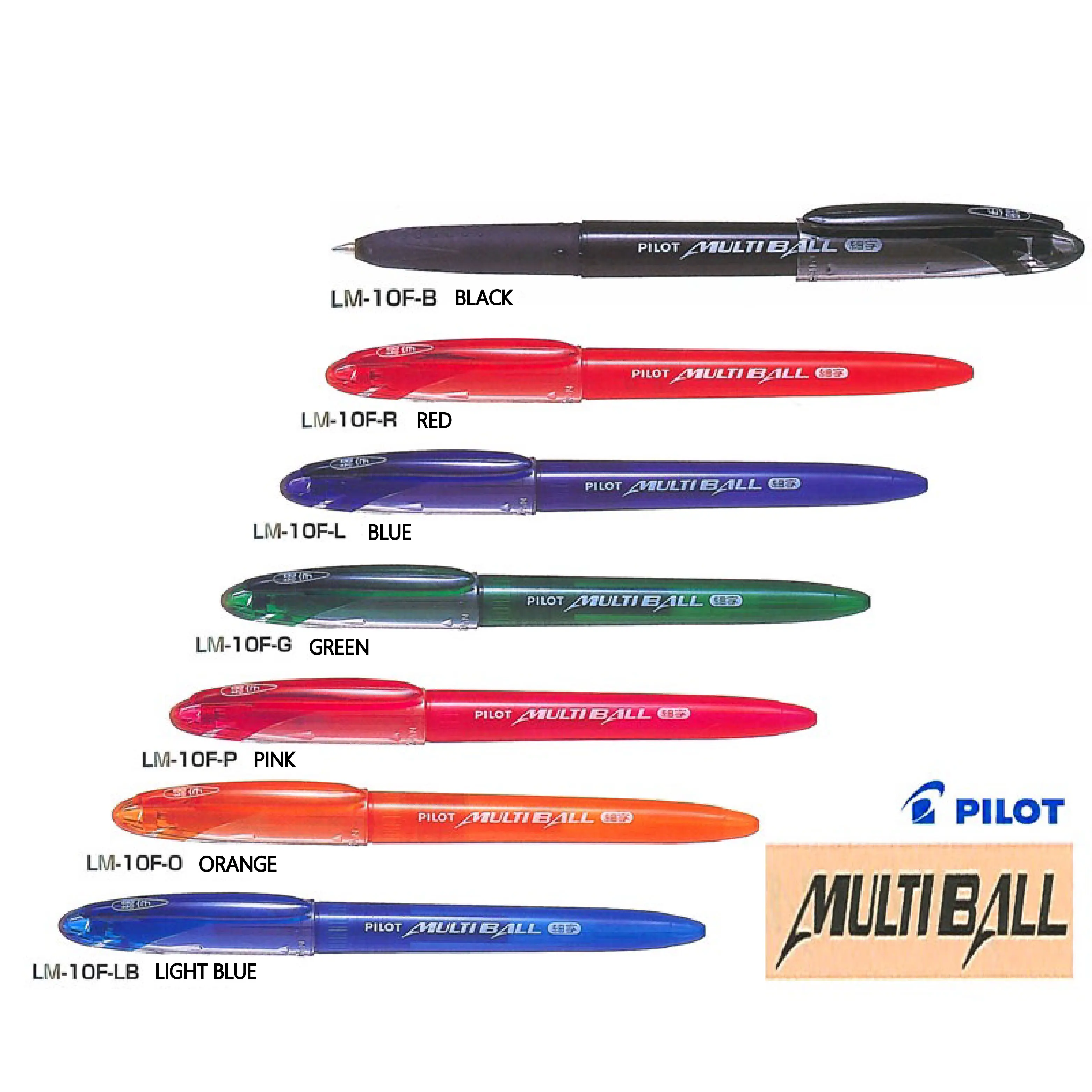  Для пилот Multiball на водной основе атомной Примечание шариковая ручка LM-10M/F могут быть написаны бумажная лента