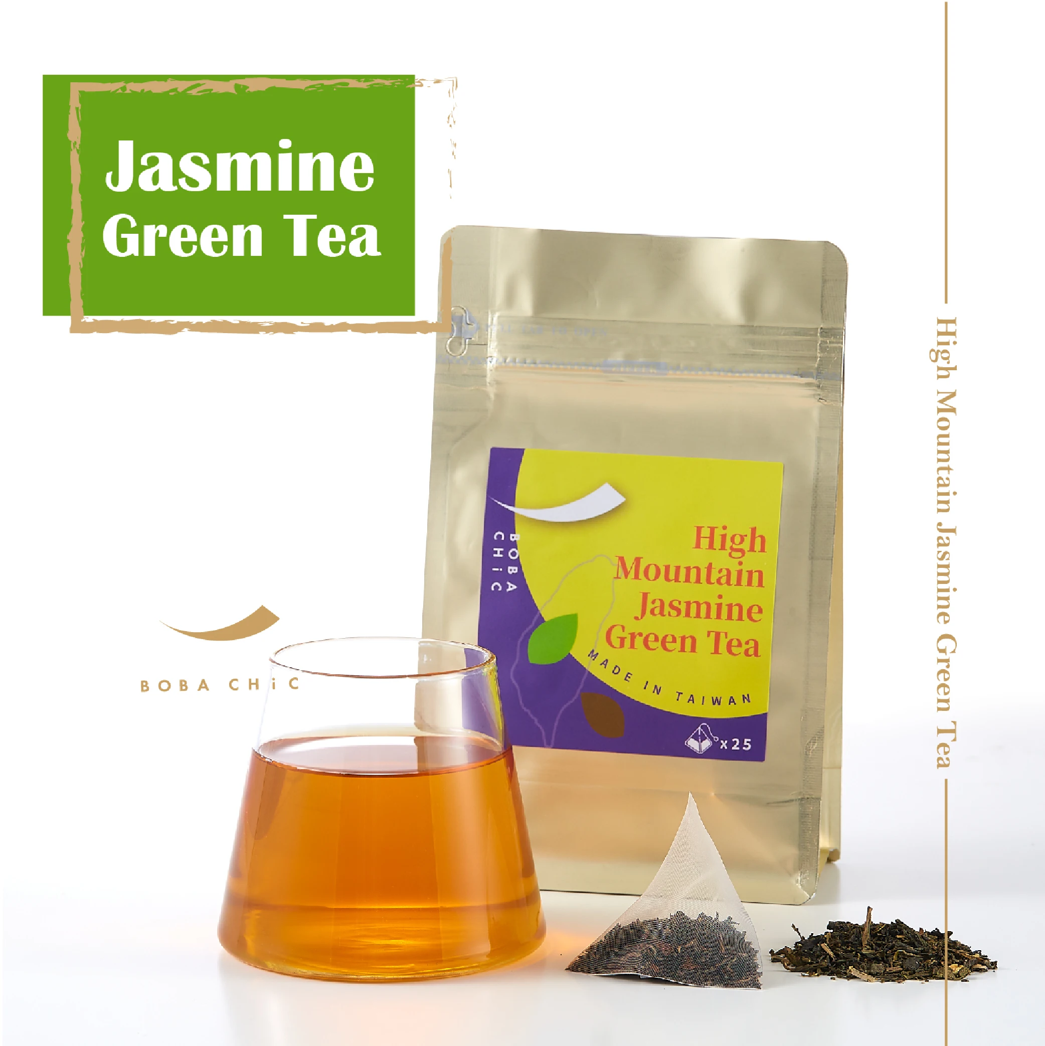 BOBA CHiC Direct Sales Taiwanese  Jasmine Green Tea for Milk Tea
