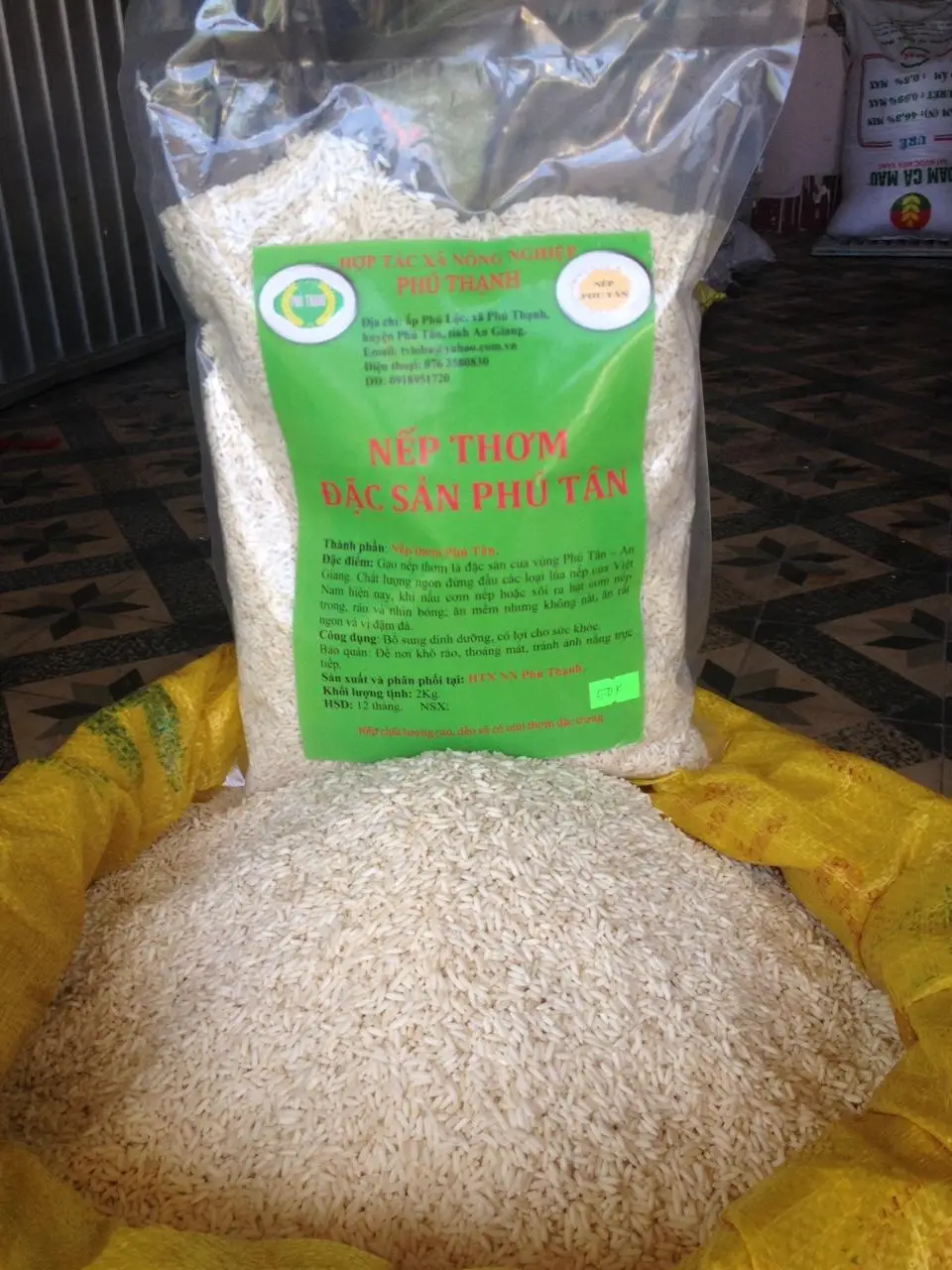 
Viet Nam High Quality Current Year Sticky Rice An Giang Long Grain Fragrant Sticky Rice Suitable For All Ages 