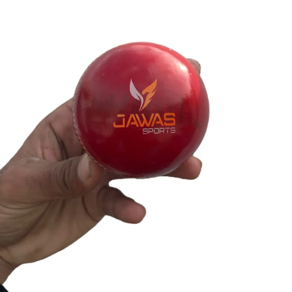 Top Quality Leather Hand and Machine Made cricket Training Hard Balls With Customized Brand Name