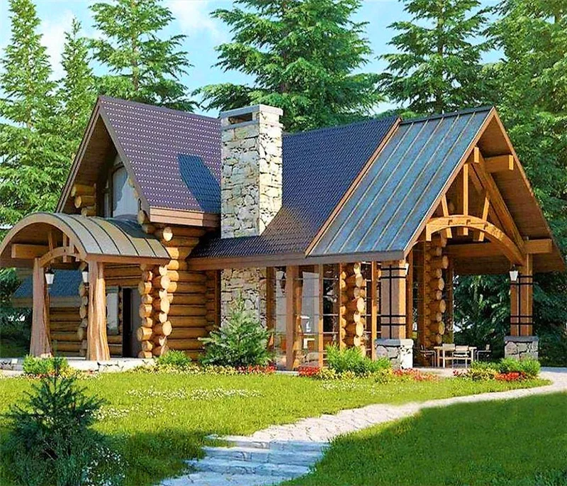 
Morden Prefabricated Wooden house Prefab small modular guest house Tiny home 