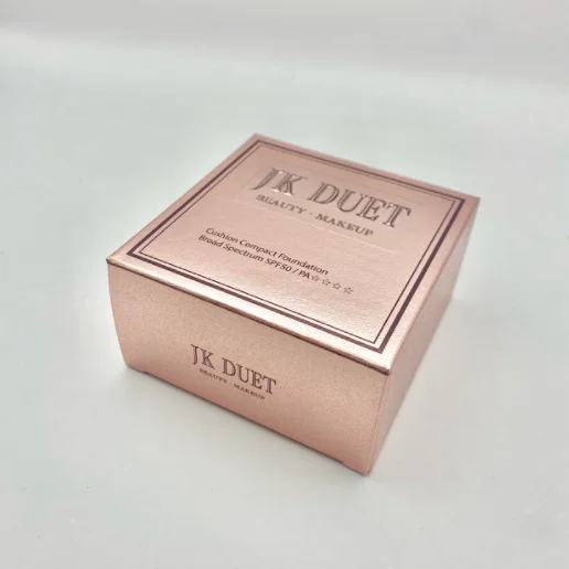 Customized Square Shape Empty Foundation compact shipper box Paper tube