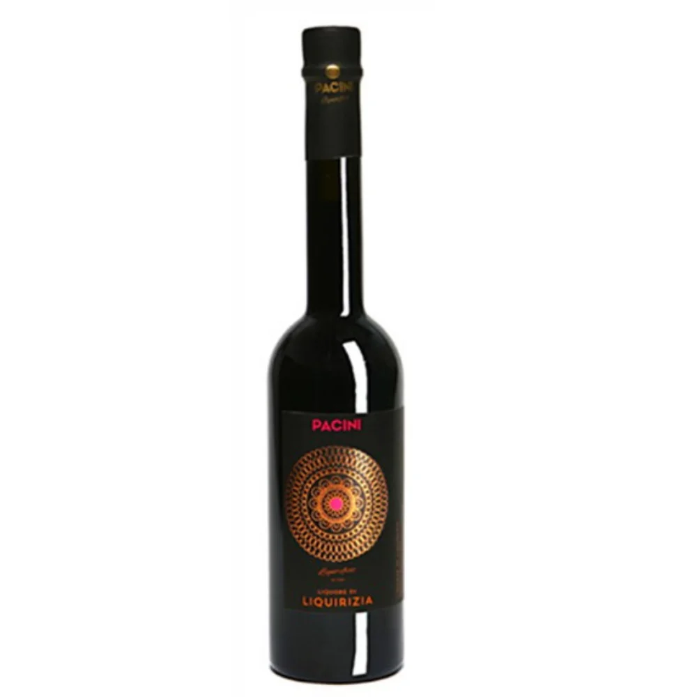 Best Italian Quality PACINI LIQUEUR Licorice bottle 50 cl obtained with licorice roots infusion for restaurants and retails