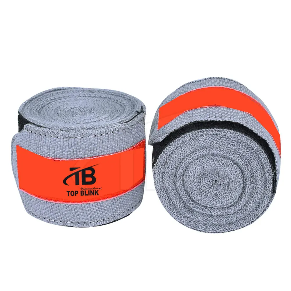 Customized Printing Elasticated Cotton Quick Boxing Hand Wraps Wholesale Hand Wraps Wrist Wraps Bandage