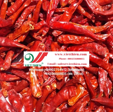 Высокостандартный экспорт вьетнамский сушеный Чили высококачественный натуральный красный перец чили по тонной цене