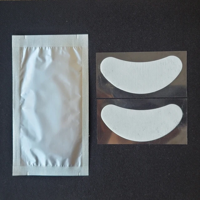 Высококачественные одноразовые безворсовые накладки для наращивания ресниц гидрогелевые хлопковые под глаза