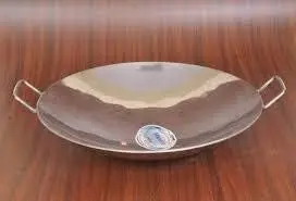 Best Quality And Hot Selling Indian Traditional Indian Stainless Steel Commercial Purpose Use Parsi Milk Kadhai 50L