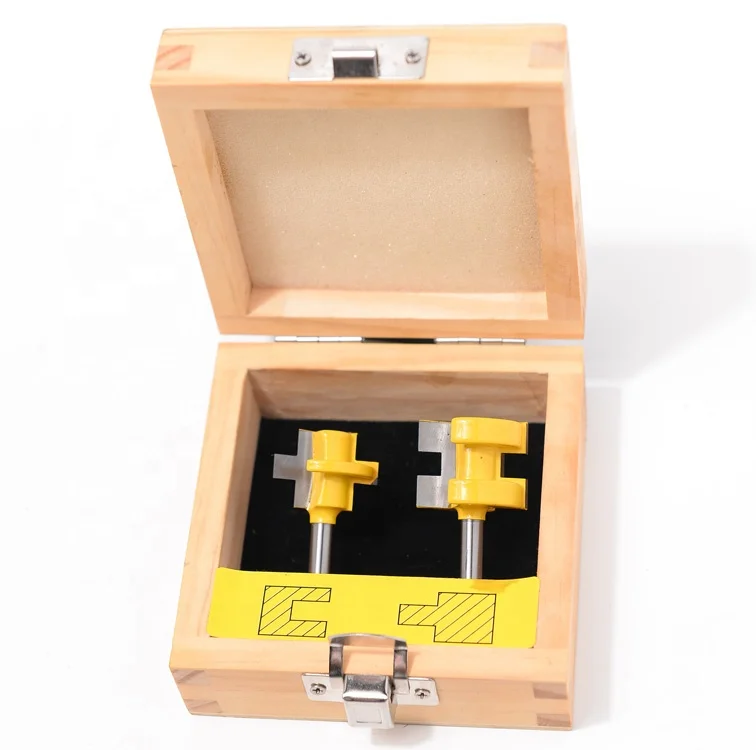 
Glue Joint Router Bits Set - 1/2