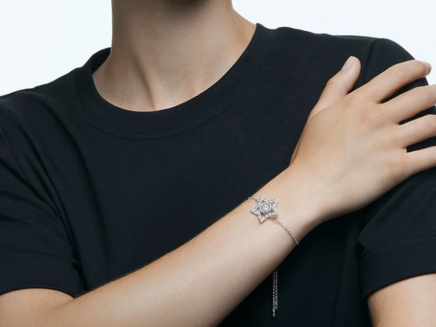 Wholesale Infinity Symbol Heart Diamond Chain adjustable gemstone bracelets