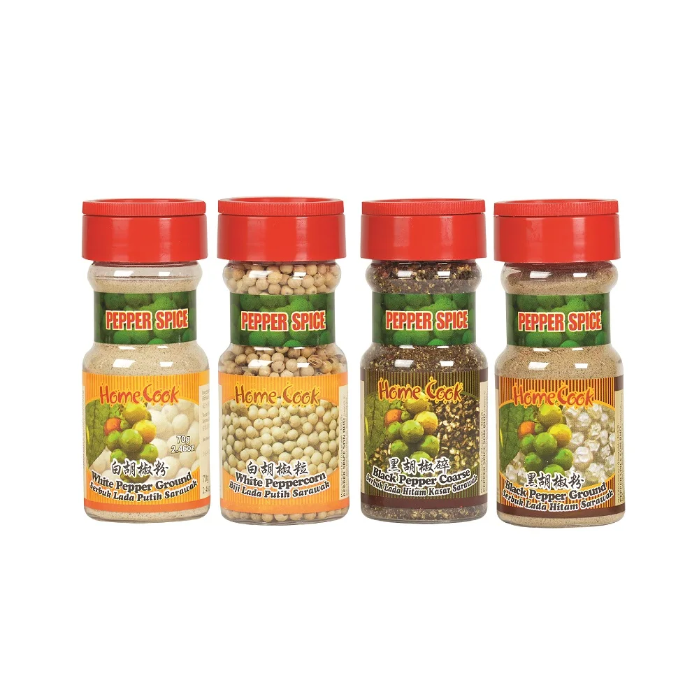 Сушеные гранулы HomeCook 70 г, сушеный белый перец, кукуруза с сроком годности 24 месяца в бутылке