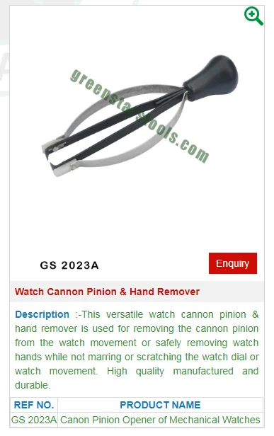 Watch Cannon Pinion & Hand Remover Watch Making Tools - Watch  Tools