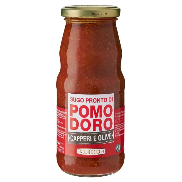 Made in Italy high quality seasoning ready to eat capers and olive tomatoes sauce for condiment