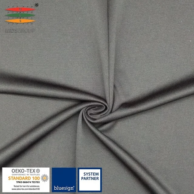 
81%CD polyester 19%nylon cooling yarn circular knit hydrophilic pique two tone 