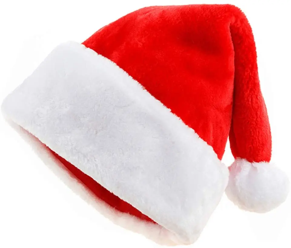 Christmas Red Hat  Luxury Thickened Short