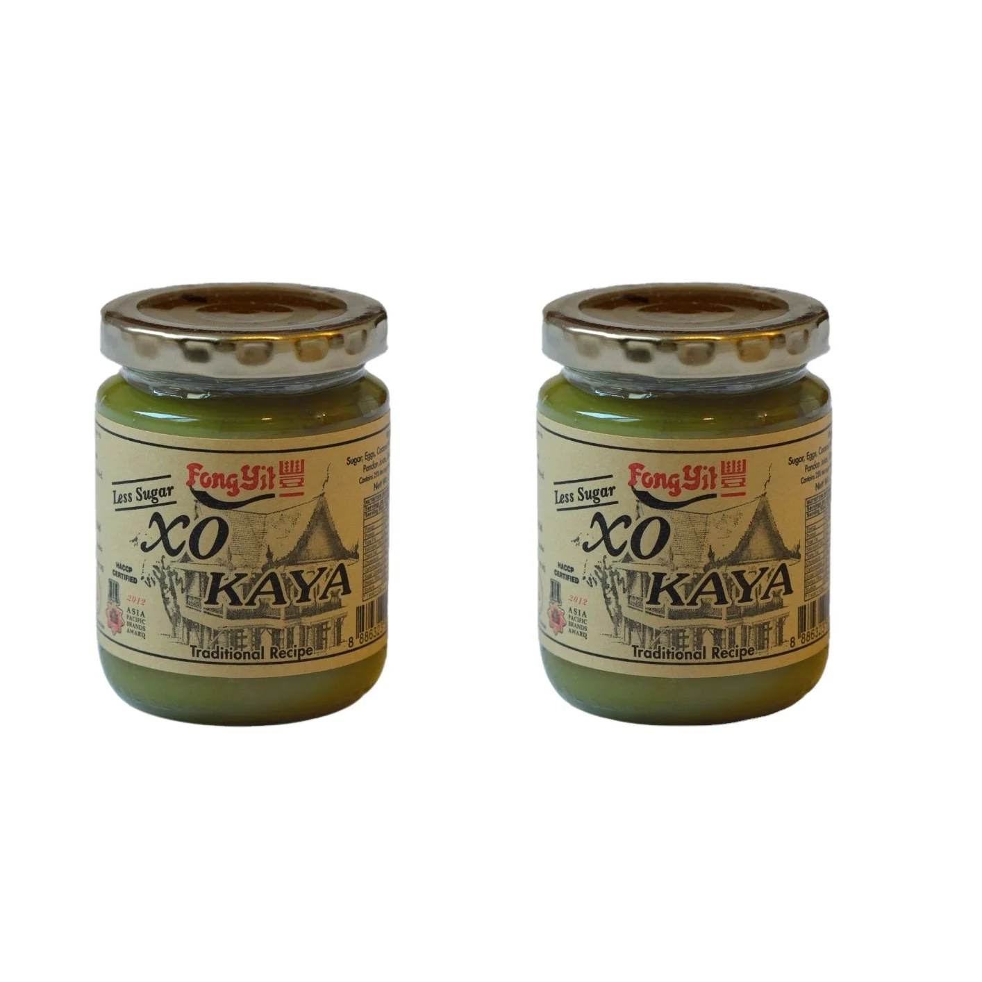 No Preservatives Flavorful Low Sugar Content Premium Less Sugar XO Kaya Coconut Jam For Healthy Breakfast