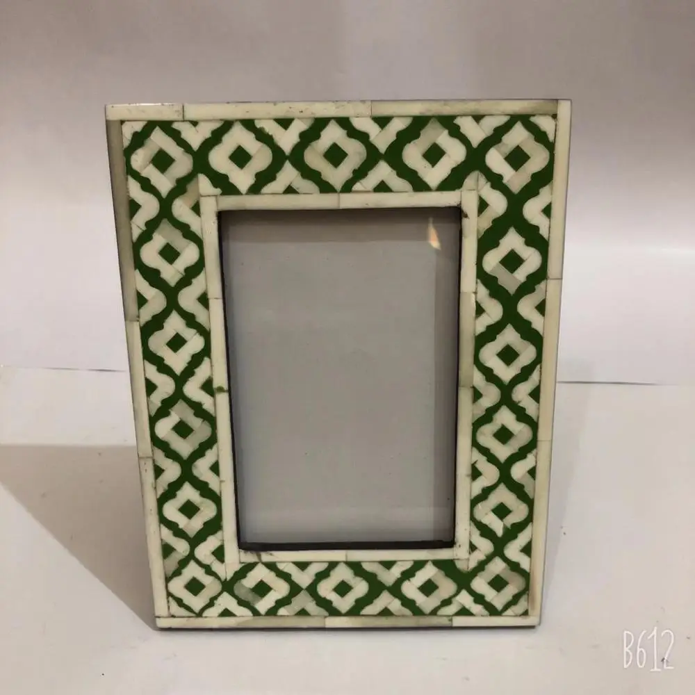 Moroccan Bone Inlay Photo Frame Unique Indian Handmade Design Inlay for TableDecor Photo Frame Unique Indian Handmade Design