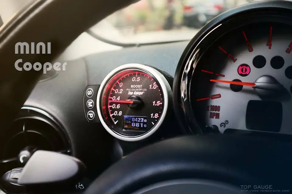 
Free Customized 3D Design Gauge Pod - OBD2 4 in 1 Gauge 60mm Compatible with Mini Cooper R55-58 