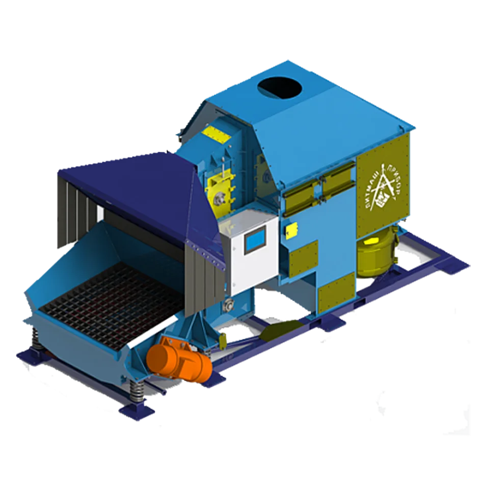 
Industrial high productive sand regeneration unit for used molds recycling, from Russia 