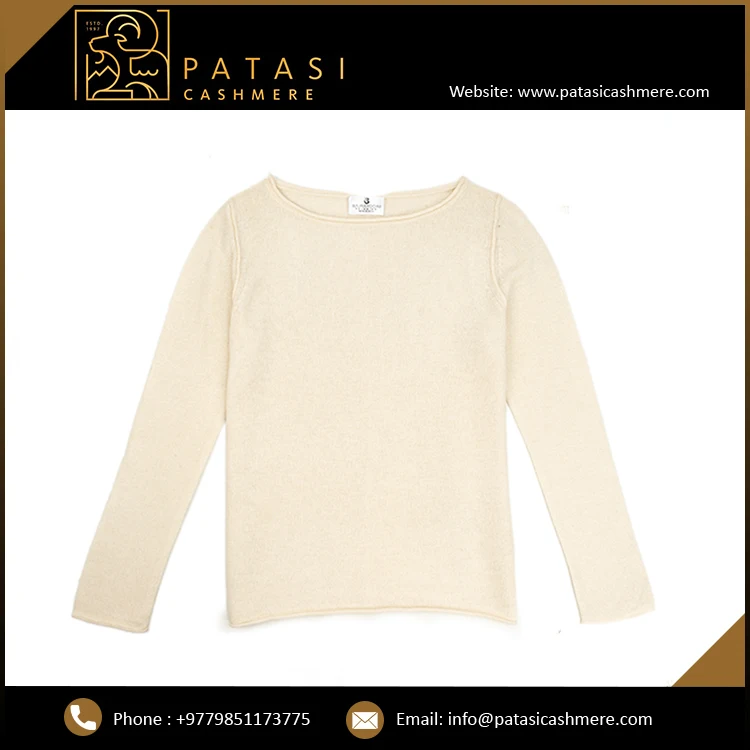 Luxury Ladies Pullover Sweater Soft and Warm Light Spring Wear with Hoodie and Printed Pattern Best Price from Nepal