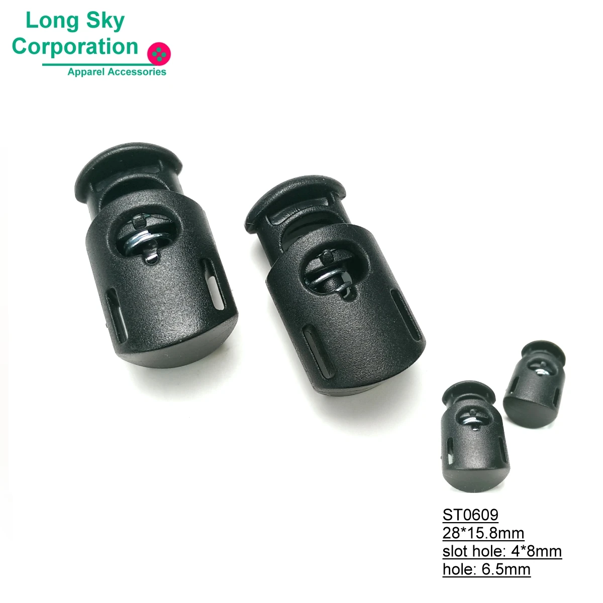 
 (# ST0609) большой нейлоновый пластиковый пружинный шнур с замком для покрытия  