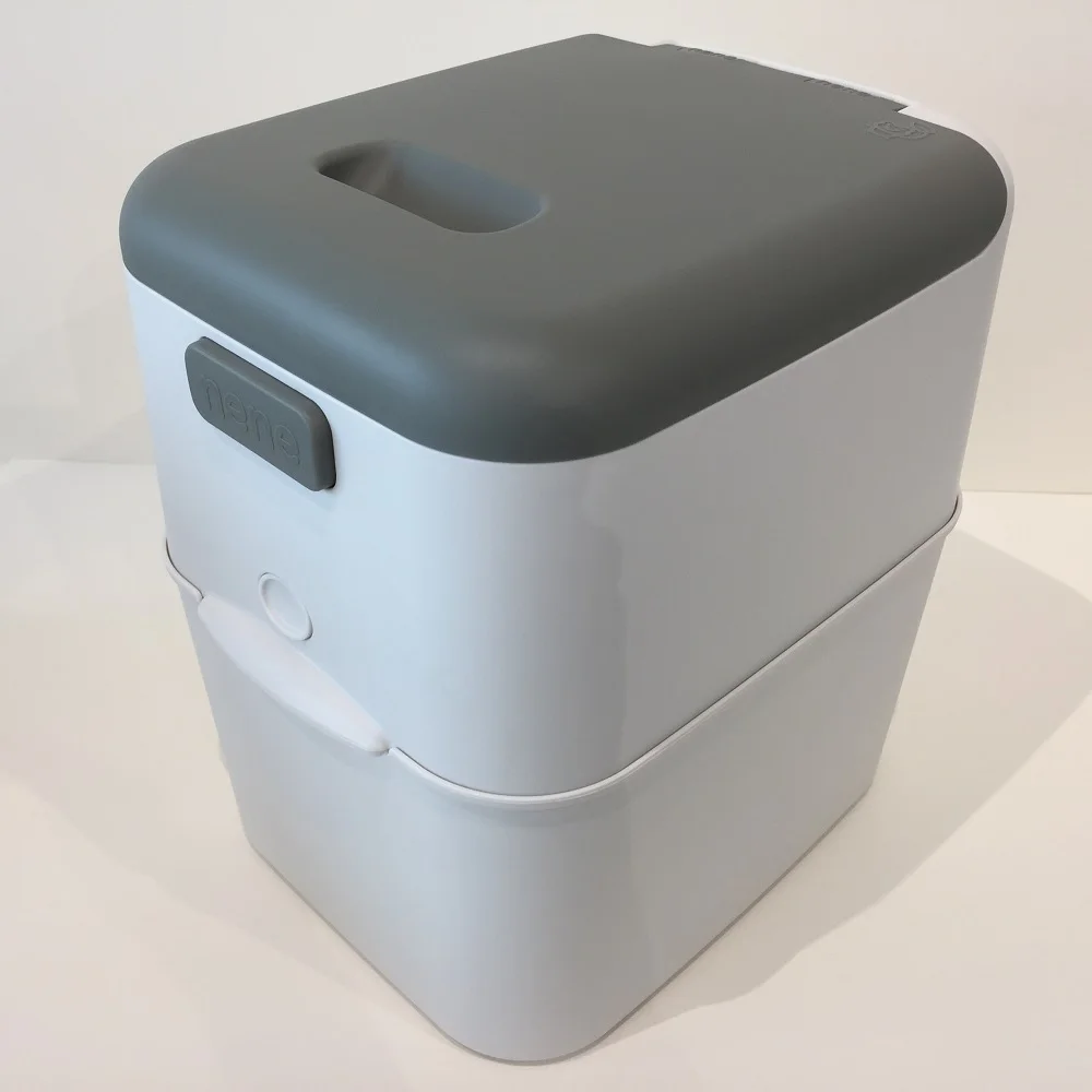 
 NENE Baby Compact Auto Twist Pail - 1 сменный стержень в комплекте, блокирует запах и антибактериальный  