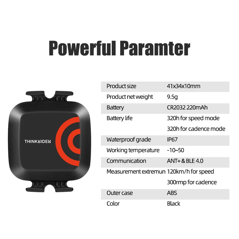 Компьютер ThinkRider для велоспорта Garmin Bryton, с датчиком скорости и частоты вращения педалей
