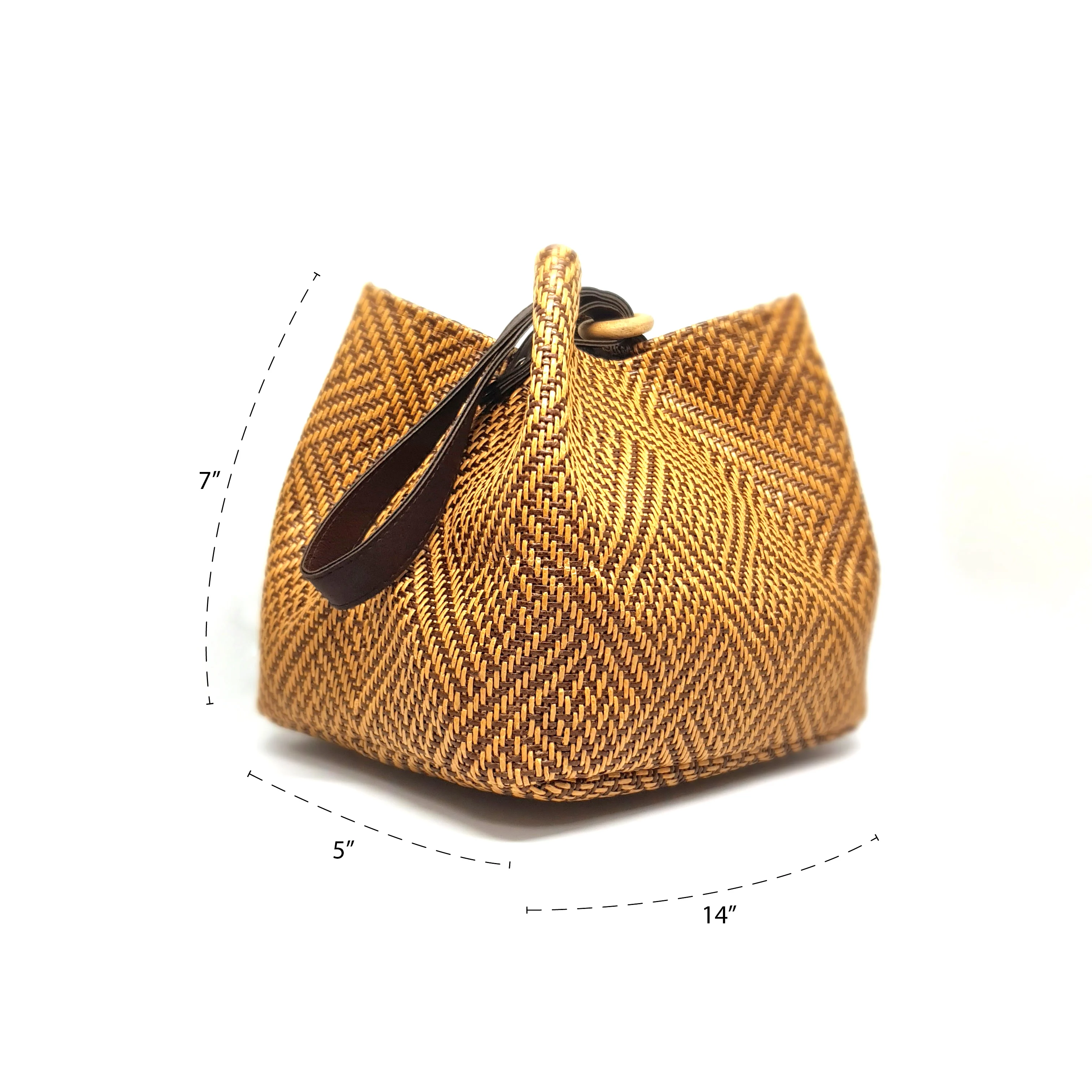 Местная сумка Kanomjeeb Тайский продукт ручной работы с местным узором