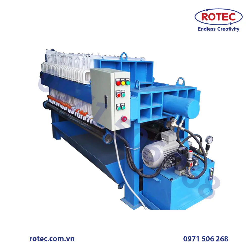 Vietnam Construction Works Industry Sludge Dewatering Filter Plate Press Machine