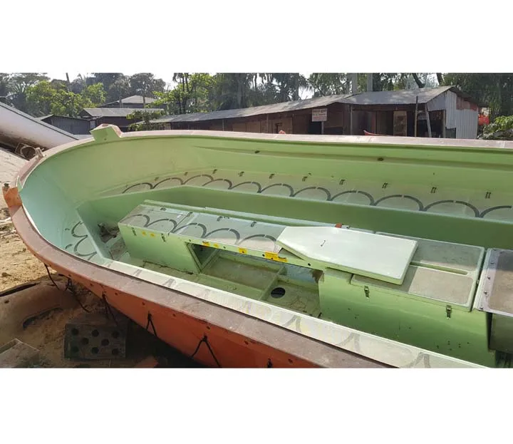 Lifeboat Hull for Tourist boat, Fishing boat, Dutch Tender boat ERNST HATECKE GMBH Germany made Enclosed Lifeboat Bangladesh