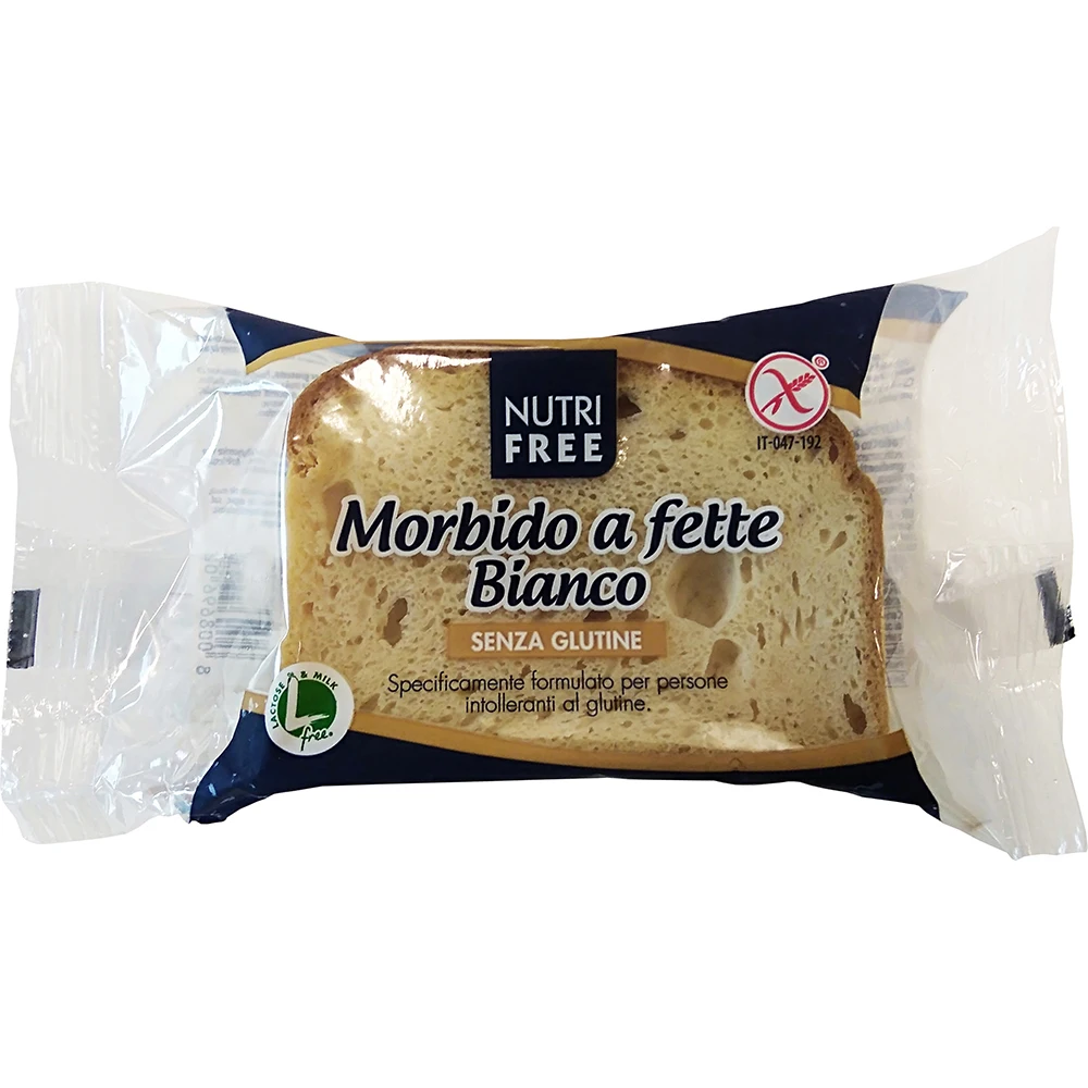 SLICED SOFT BREAD Gluten Free Made in Italy