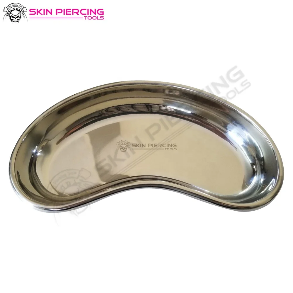 Gallipot holloware High Quality Body Piercing Tool Instrument Tray / Stainless Steel